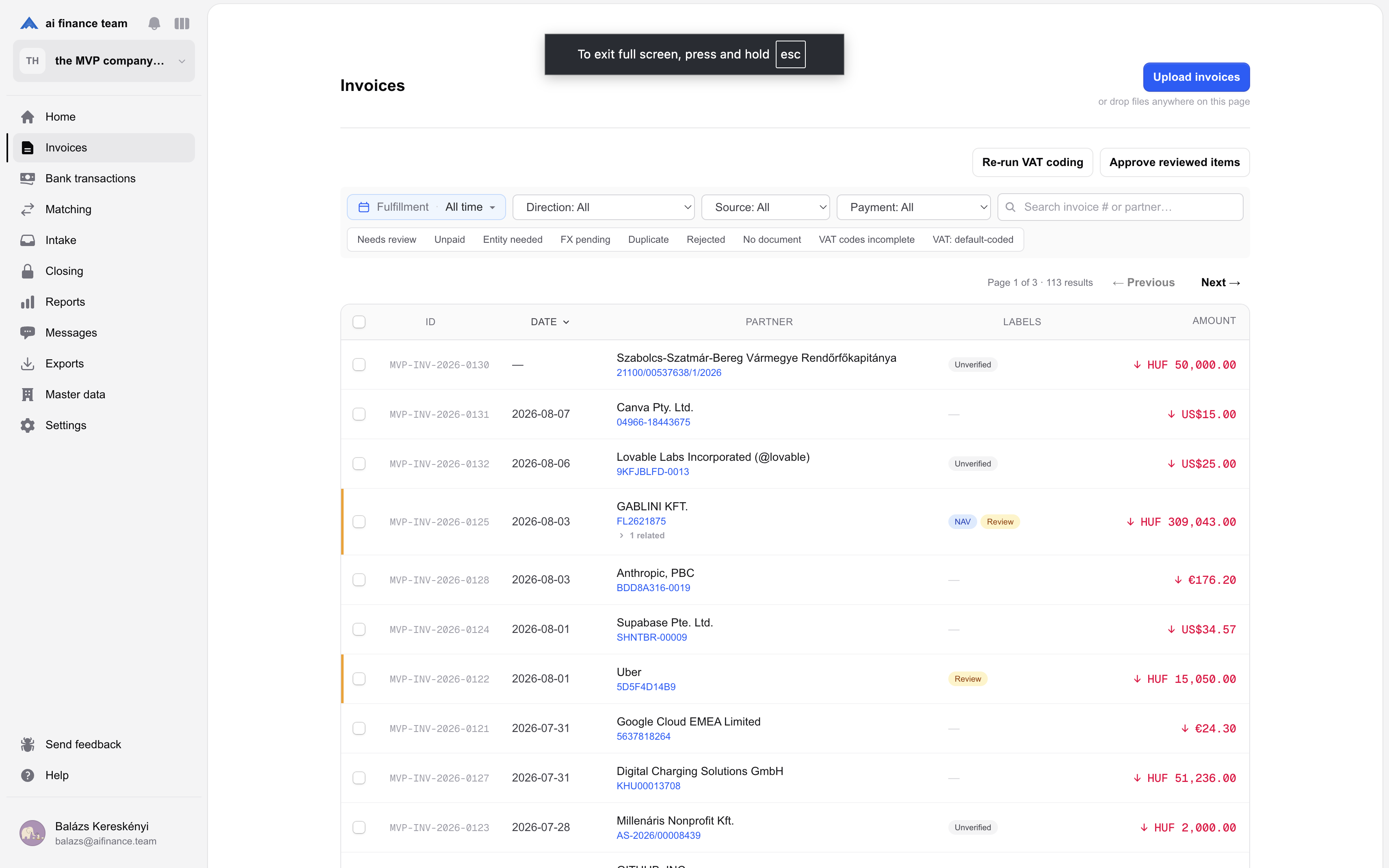 App screenshot